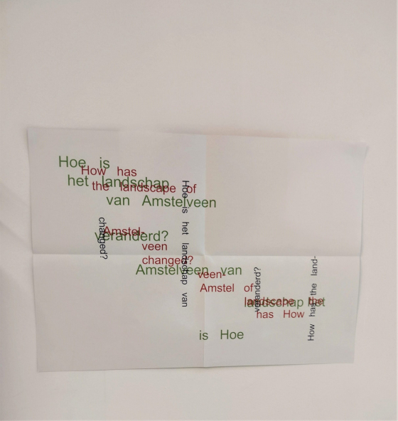 landschap van amstelveen –  poster museum jan amstelveen