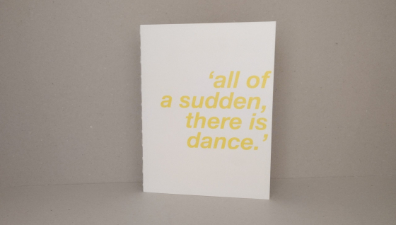 All of a sudden, there is dance – Cinedans 20 jaar