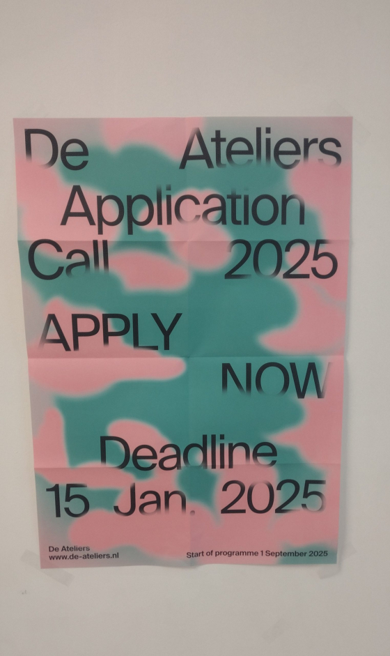 de ateliers – start of programme 1 september 2025