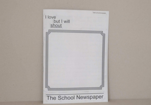 I love but I will shout