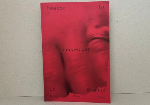 kiezen is schneiden in wasser