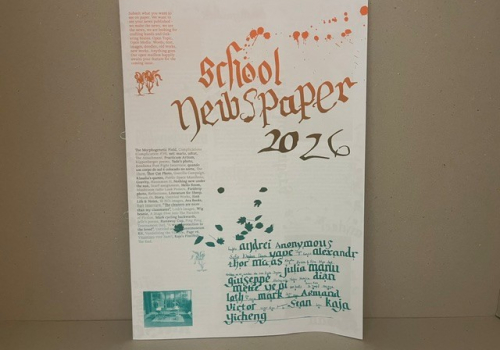 School newspaper 2026